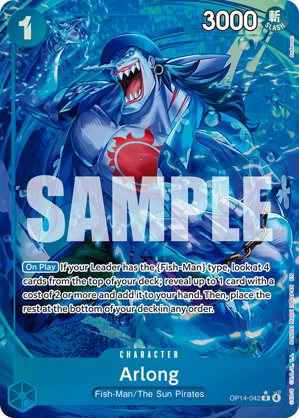 Arlong (OP14-042) (Alternate Art)