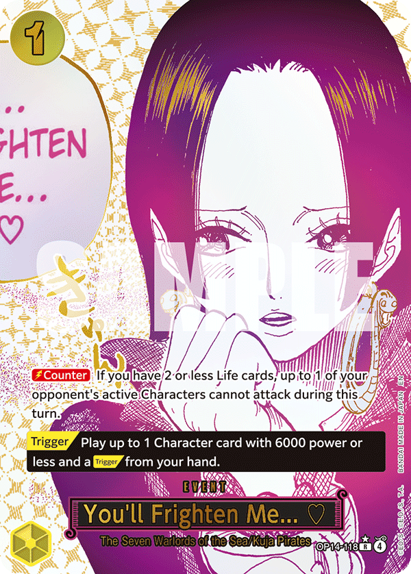 You'll Frighten Me... (OP14-118) (Alternate Art)