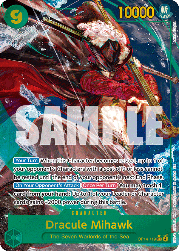 Dracule Mihawk (OP14-119) (Alternate Art)