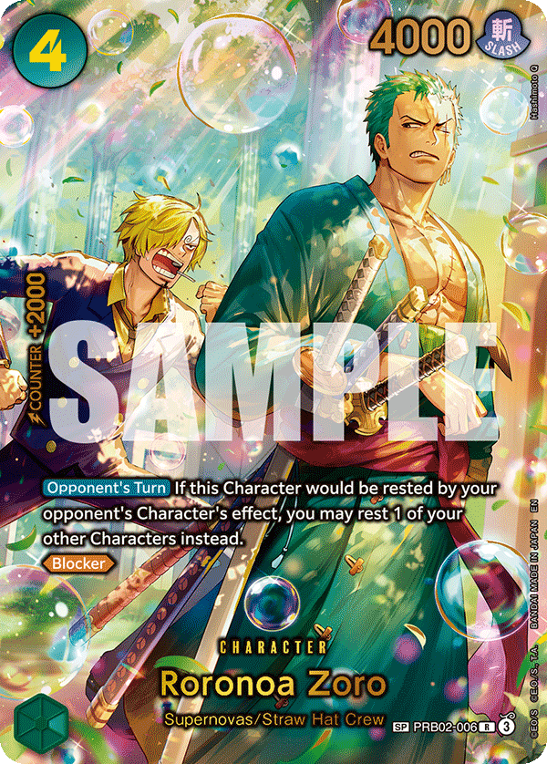 Roronoa Zoro (PRB02-006) (Special Card)
