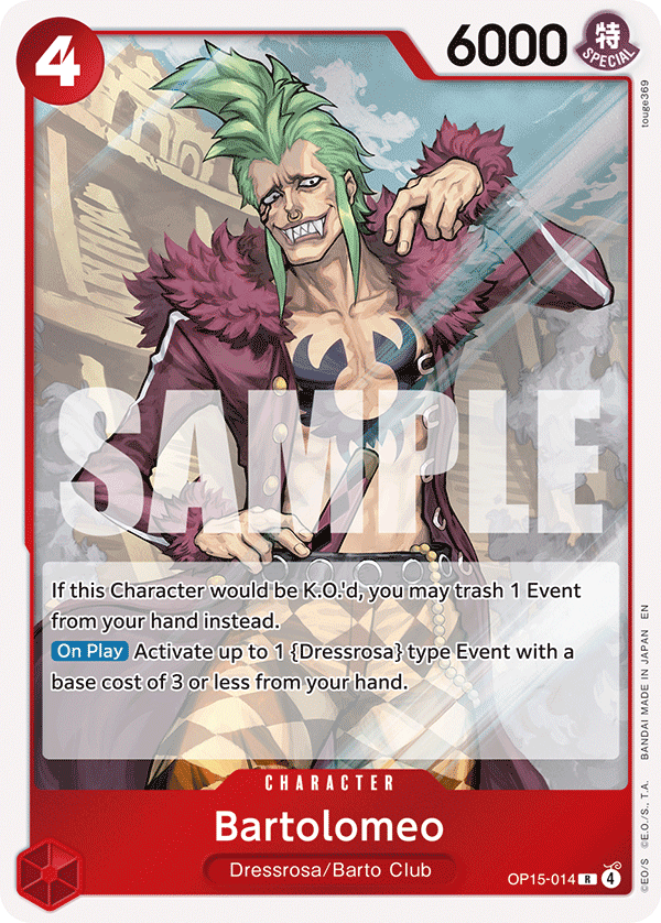 Bartolomeo (Dash Pack) (OP15-014)