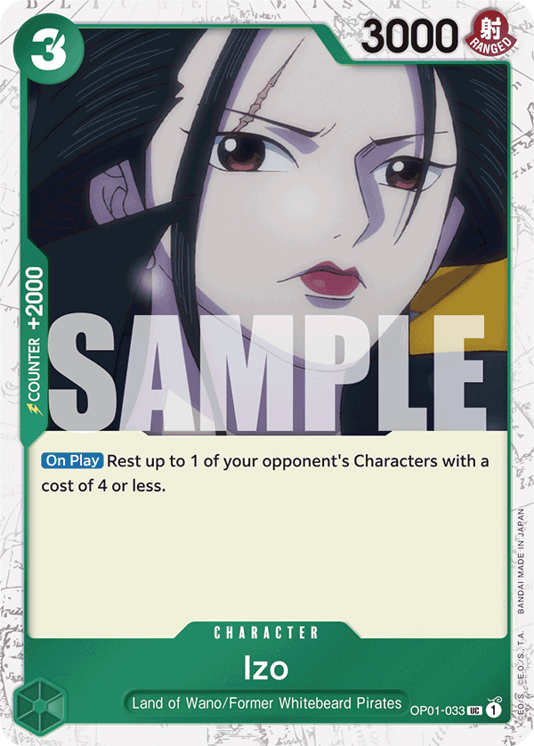 Izo (Jolly Roger Foil) (OP01-033) (Parallel / Alternate Art)