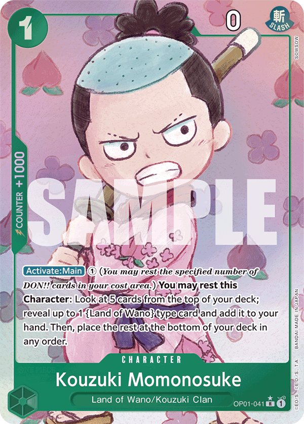 Kouzuki Momonosuke (Full Art) (OP01-041) (Parallel / Alternate Art)