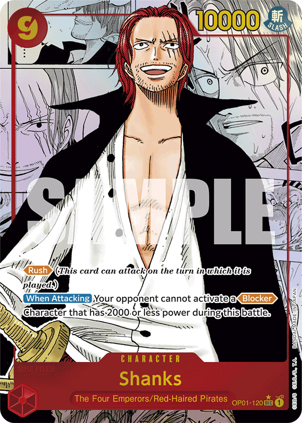 Shanks (OP01-120) (Manga)