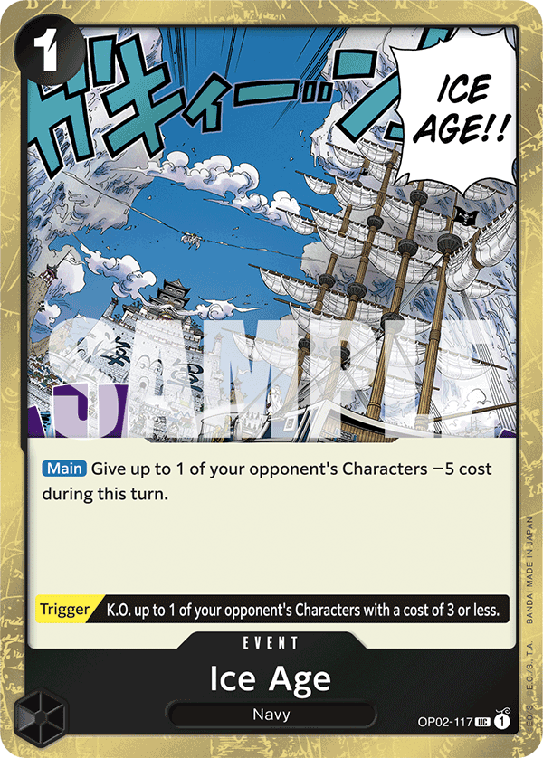 Ice Age (Jolly Roger Foil) (OP02-117) (Parallel / Alternate Art)