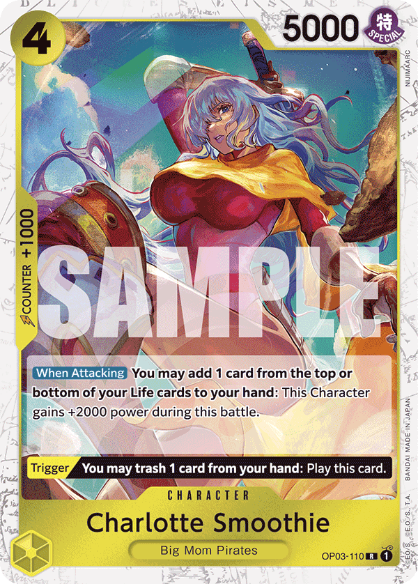 Charlotte Smoothie (Jolly Roger Foil) (OP03-110) (Parallel / Alternate Art)