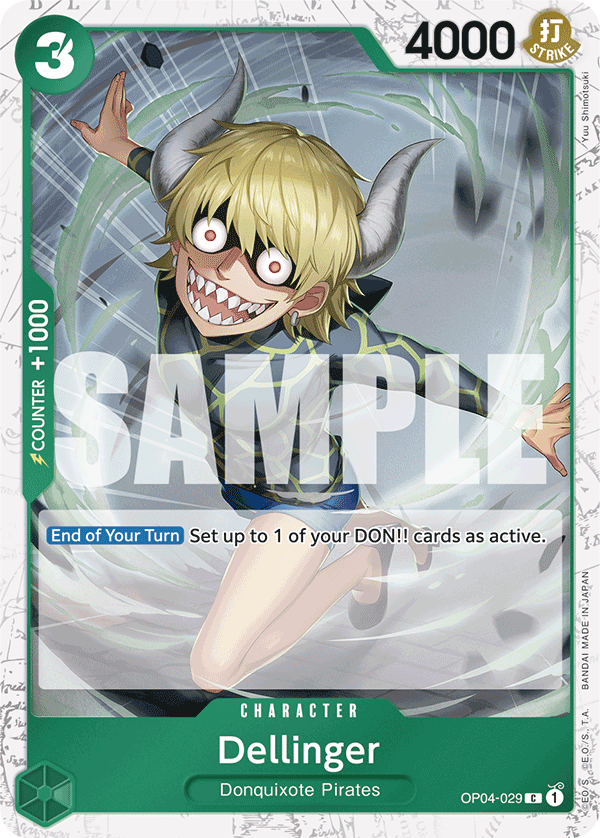 Dellinger (Jolly Roger Foil) (OP04-029) (Parallel / Alternate Art)