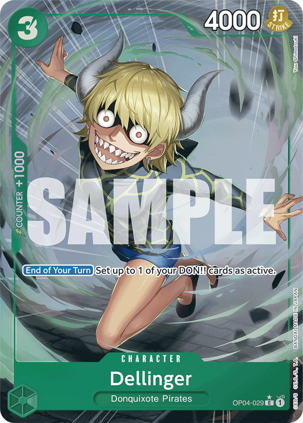 Dellinger (Full Art) (OP04-029) (Parallel / Alternate Art)