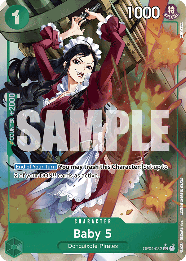 Baby 5 (Full Art) (OP04-032) (Parallel / Alternate Art)