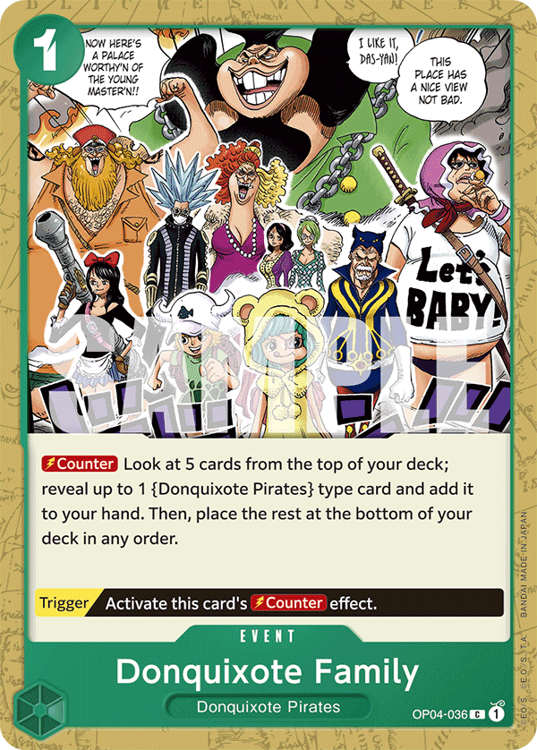 Donquixote Family (OP04-036) (Manga)