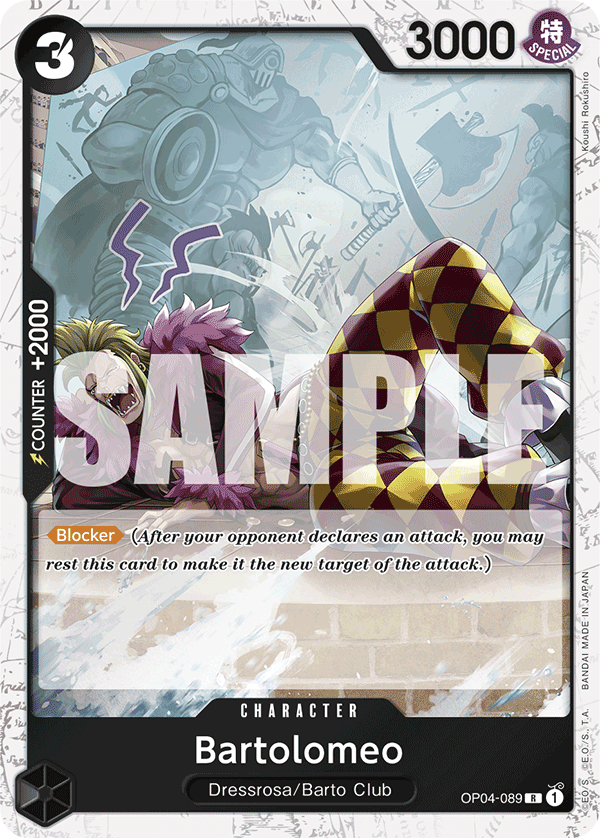 Bartolomeo (Jolly Roger Foil) (OP04-089) (Parallel / Alternate Art)