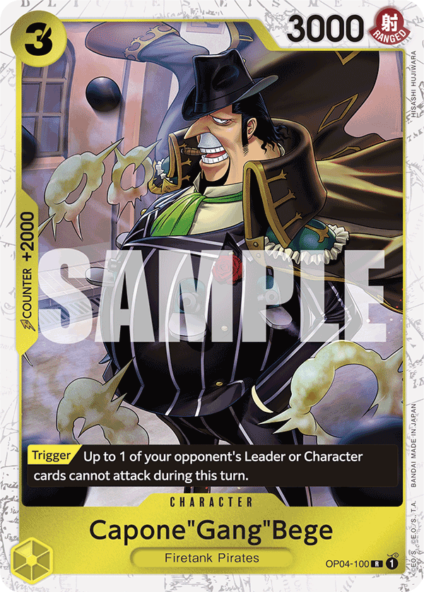 Capone"Gang"Bege (Jolly Roger Foil) (OP04-100) (Parallel / Alternate Art)