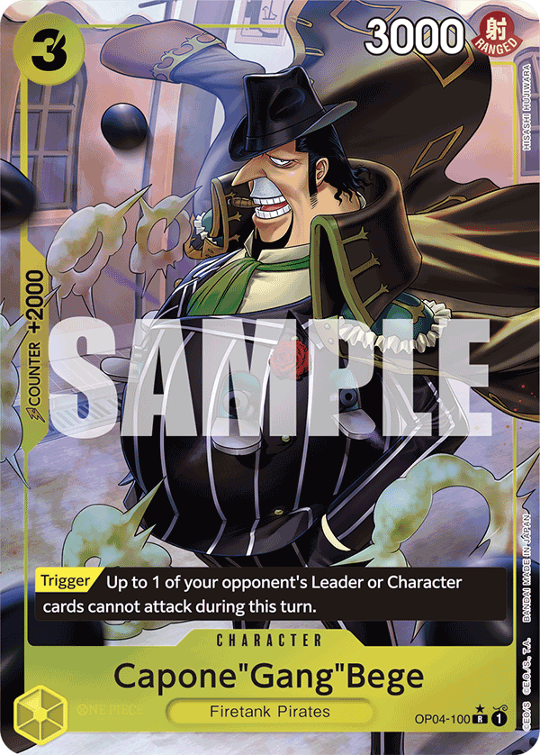 Capone"Gang"Bege (Full Art) (OP04-100) (Parallel / Alternate Art)