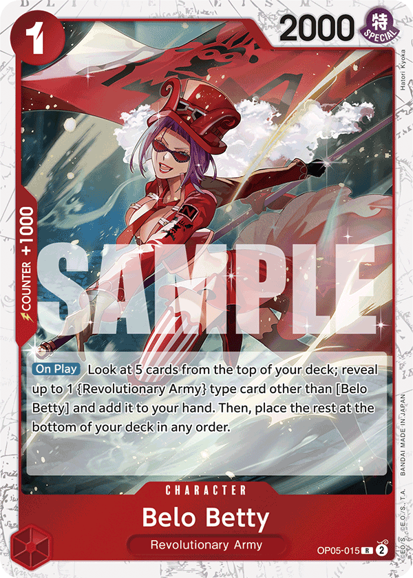 Belo Betty (Jolly Roger Foil) (OP05-015) (Parallel / Alternate Art)