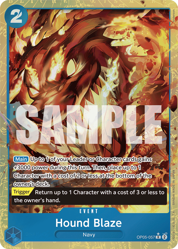 Hound Blaze (OP05-057) (Alternate Art)