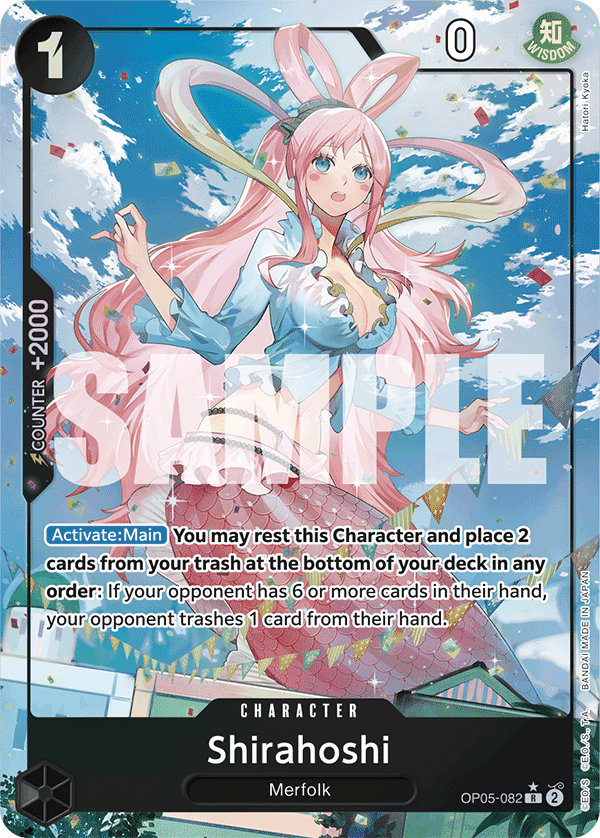 Shirahoshi (Full Art) (OP05-082) (Parallel / Alternate Art)