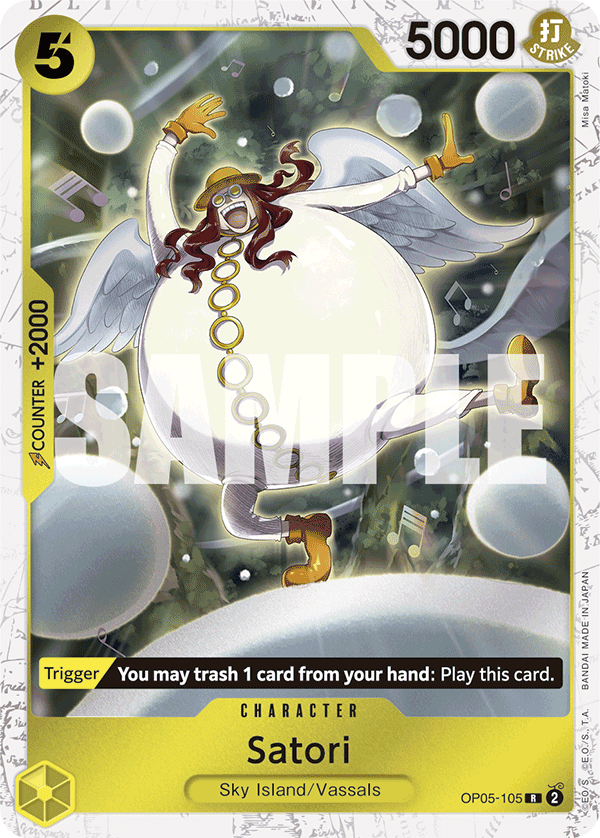 Satori (Jolly Roger Foil) (OP05-105) (Parallel / Alternate Art)