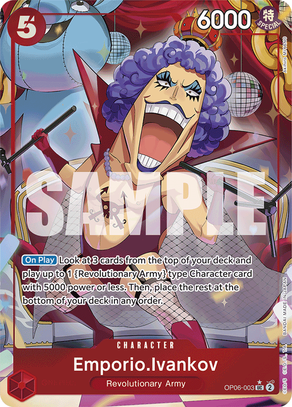 Emporio.Ivankov (Full Art) (OP06-003) (Parallel / Alternate Art)
