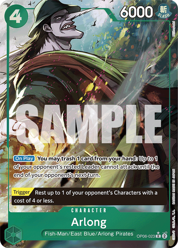 Arlong (Full Art) (OP06-023) (Parallel / Alternate Art)