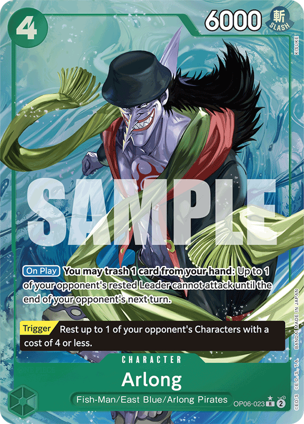 Arlong (OP06-023) (Alternate Art)