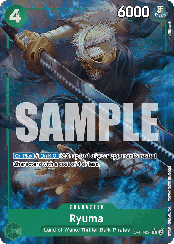 Ryuma (Full Art) (OP06-036) (Parallel / Alternate Art)