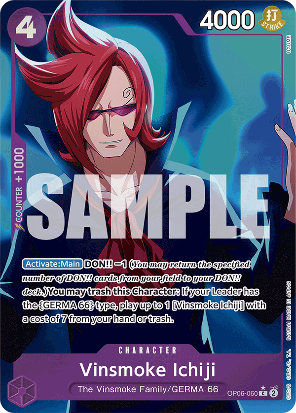 Vinsmoke Ichiji (Full Art) (OP06-060) (Parallel / Alternate Art)