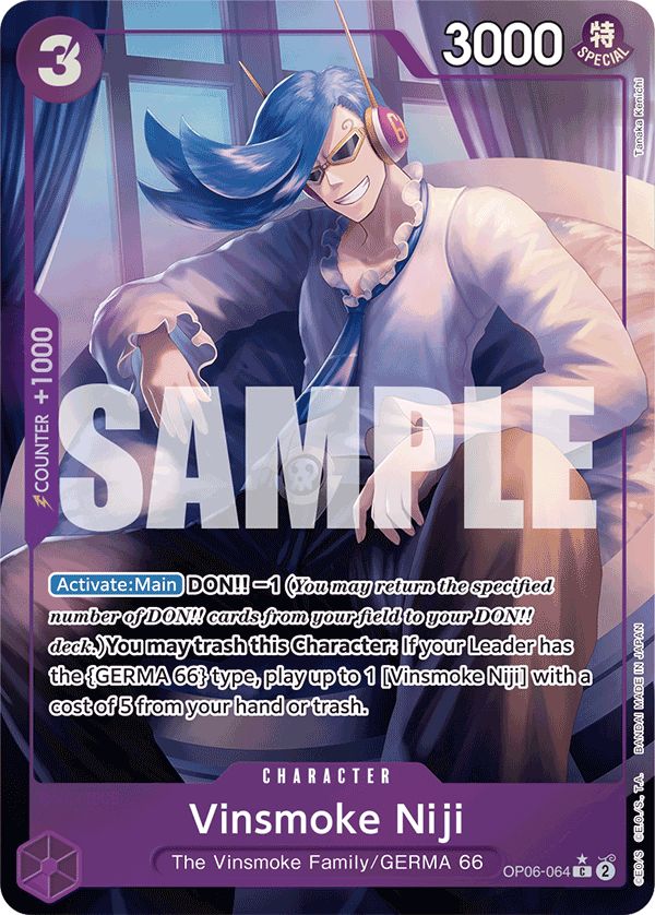 Vinsmoke Niji (Full Art) (OP06-064) (Parallel / Alternate Art)
