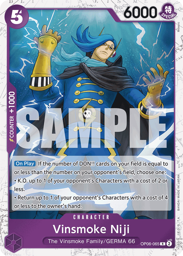 Vinsmoke Niji (Jolly Roger Foil) (OP06-065) (Parallel / Alternate Art)