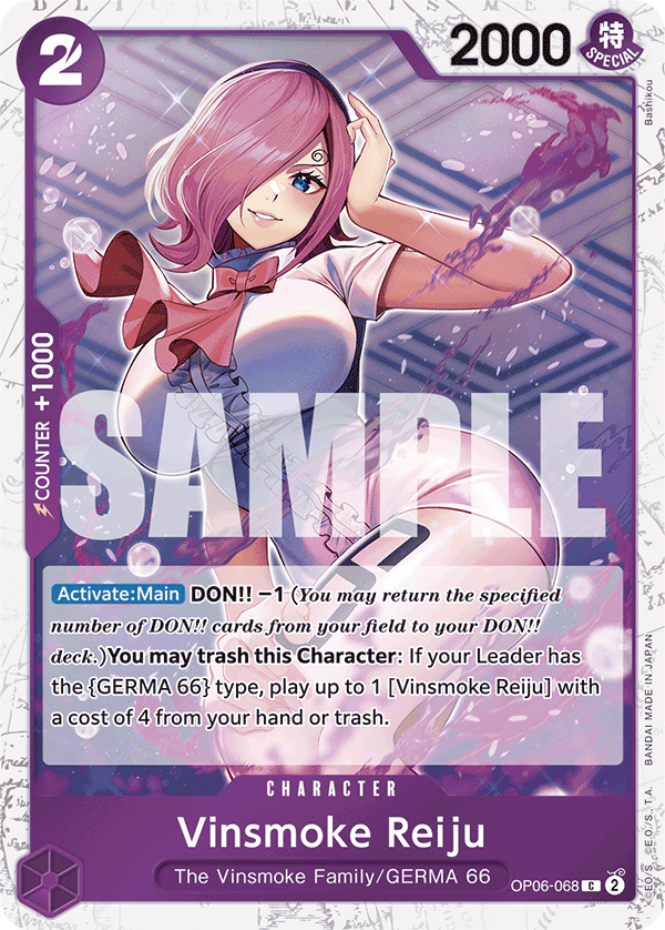 Vinsmoke Reiju (Jolly Roger Foil) (OP06-068) (Parallel / Alternate Art)