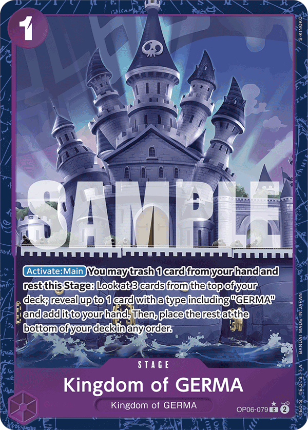 Kingdom of GERMA (OP06-079) (Alternate Art)