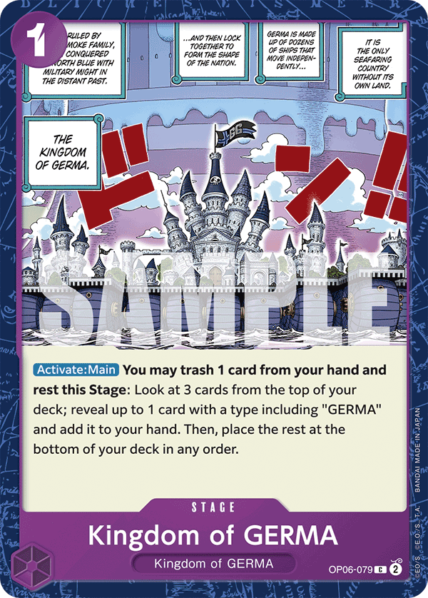 Kingdom of GERMA (OP06-079) (Manga)