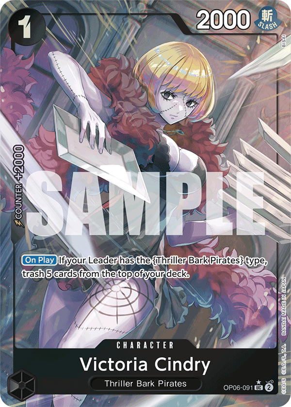 Victoria Cindry (Full Art) (OP06-091) (Parallel / Alternate Art)