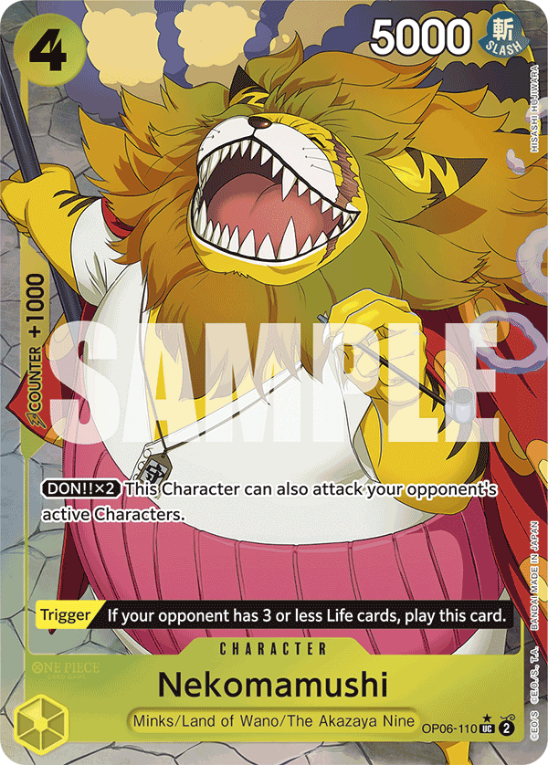 Nekomamushi (Full Art) (OP06-110) (Parallel / Alternate Art)