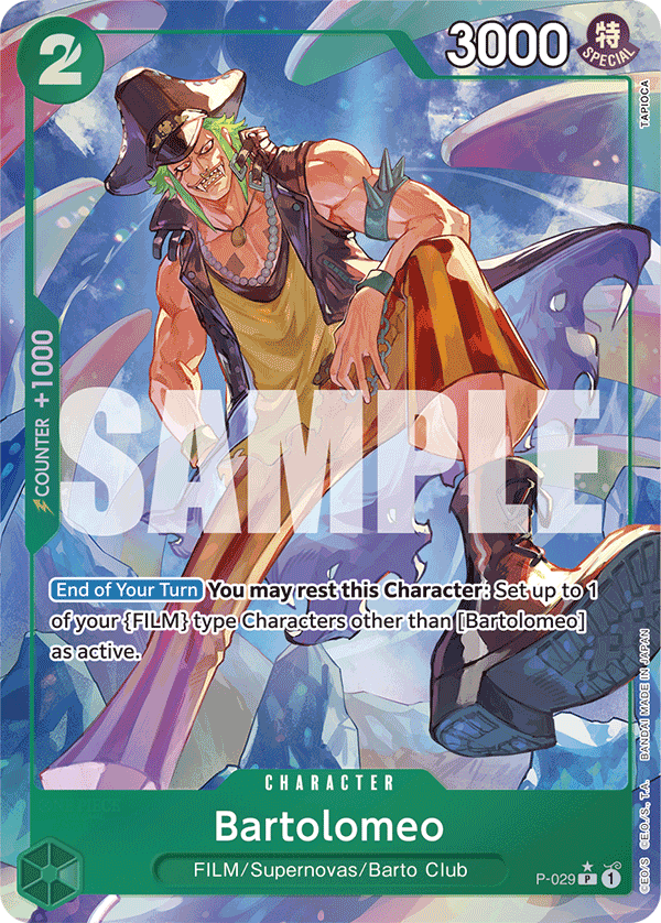 Bartolomeo (Full Art) (P-029) (Parallel / Alternate Art)