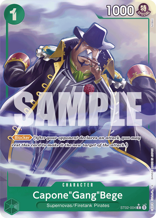 Capone"Gang"Bege (Full Art) (ST02-004) (Parallel / Alternate Art)