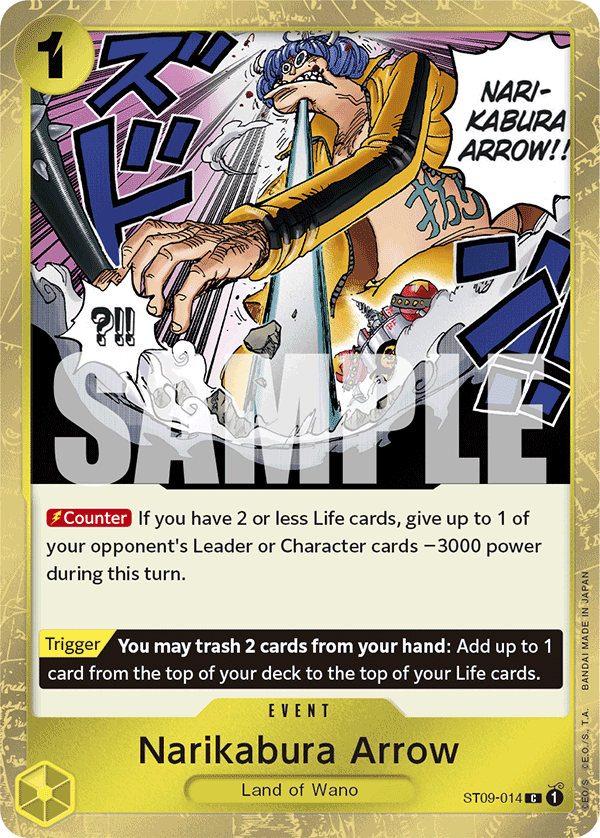 Narikabura Arrow (Jolly Roger Foil) (ST09-014) (Parallel / Alternate Art)