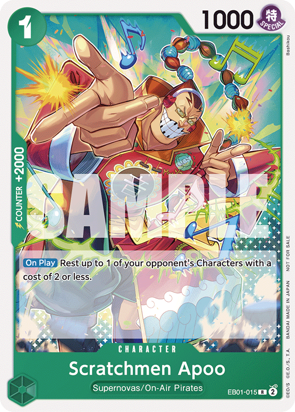 Scratchmen Apoo (EB01-015) (Alternate Art)