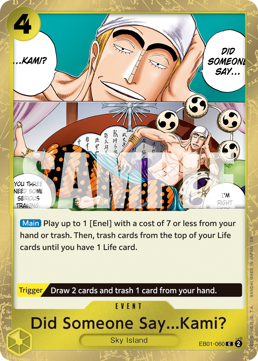 Did Someone Say...Kami? (Pirate Foil) (EB01-060) (Parallel / Alternate Art)