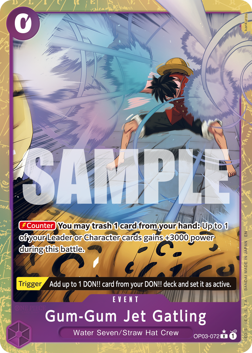 Gum-Gum Jet Gatling (OP03-072) (Alternate Art)