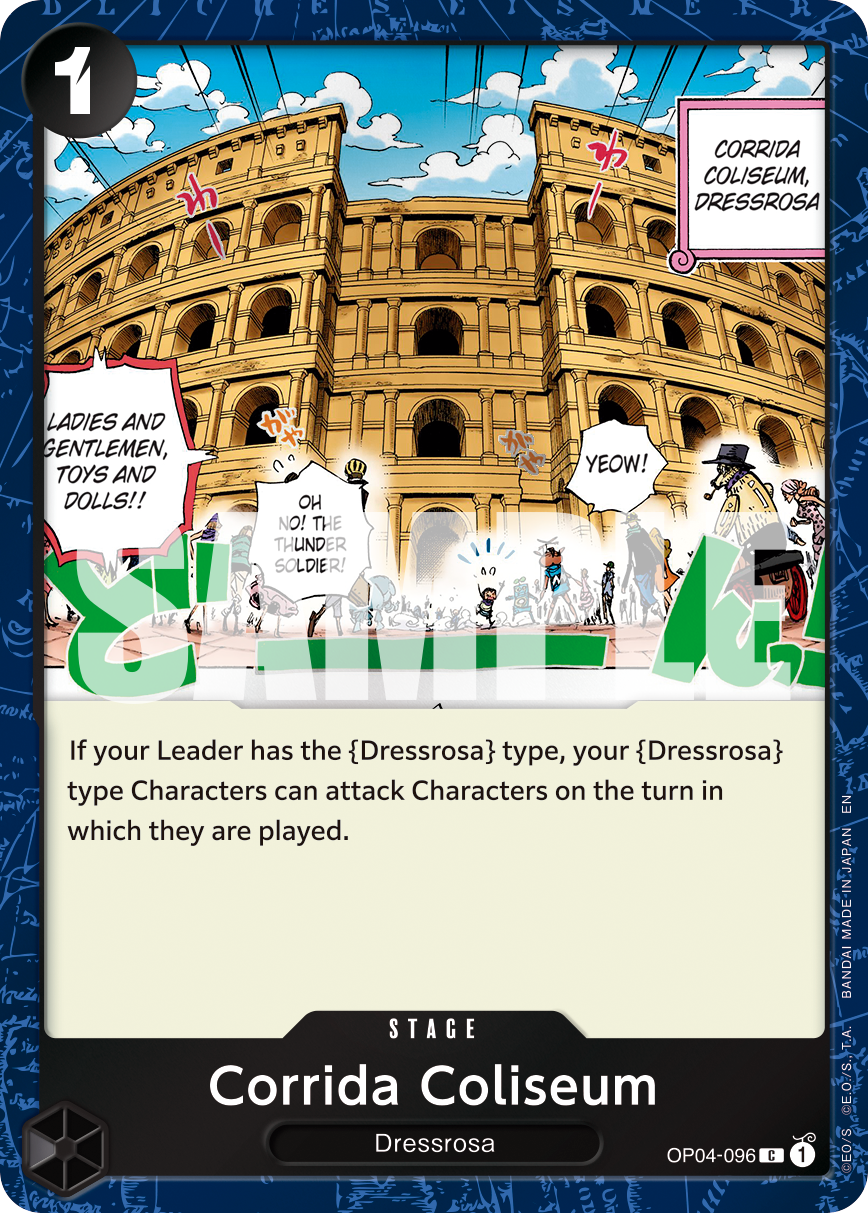 Corrida Coliseum (Pirate Foil) (OP04-096) (Parallel / Alternate Art)