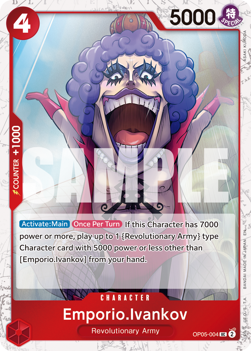 Emporio.Ivankov (Pirate Foil) (OP05-004) (Parallel / Alternate Art)