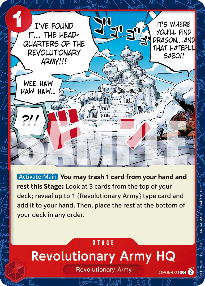 Revolutionary Army HQ (OP05-021) (Manga)