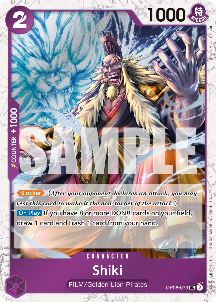 Shiki (Pirate Foil) (OP06-073) (Parallel / Alternate Art)