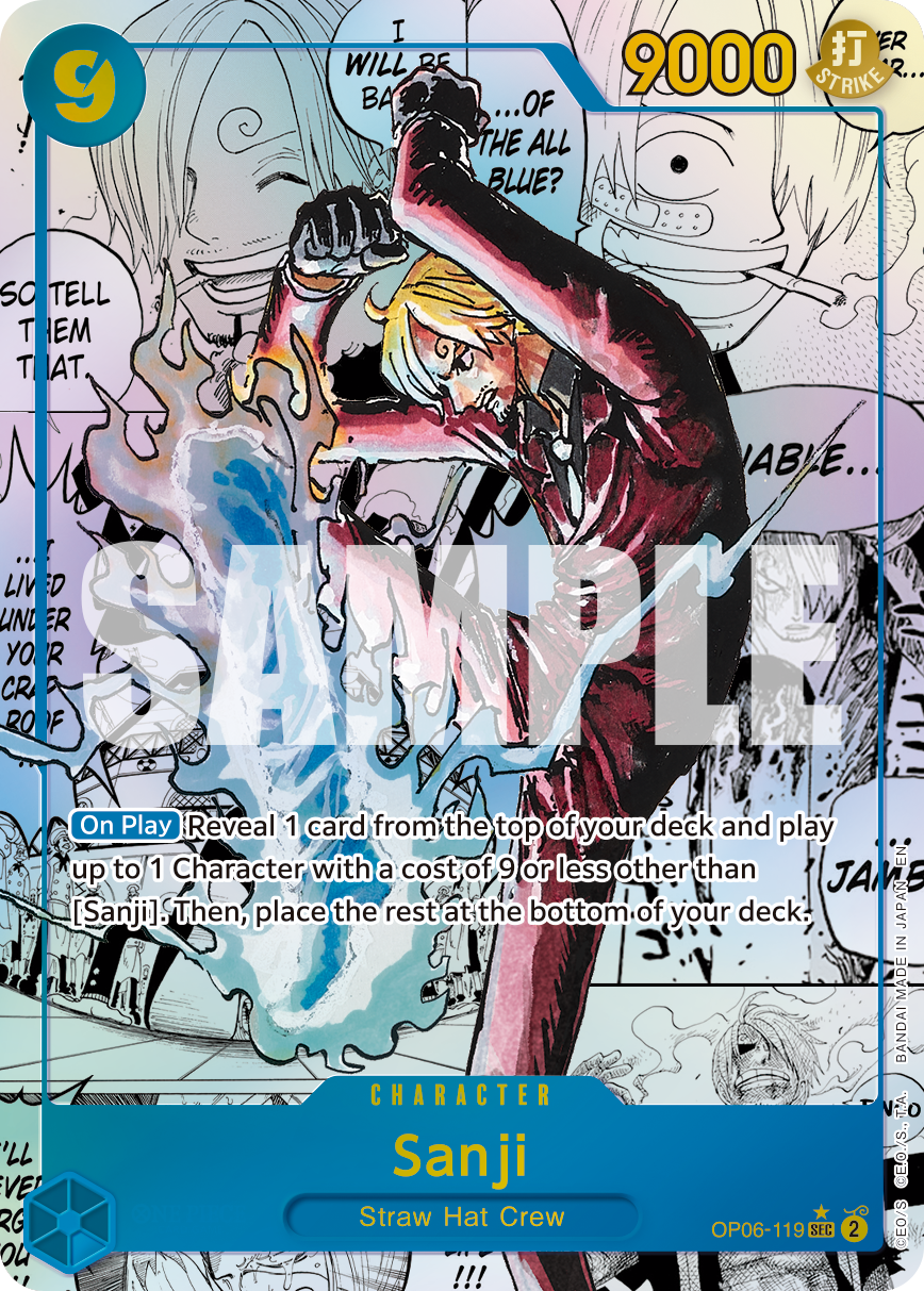 Sanji (OP06-119) (Manga Alternate Art)