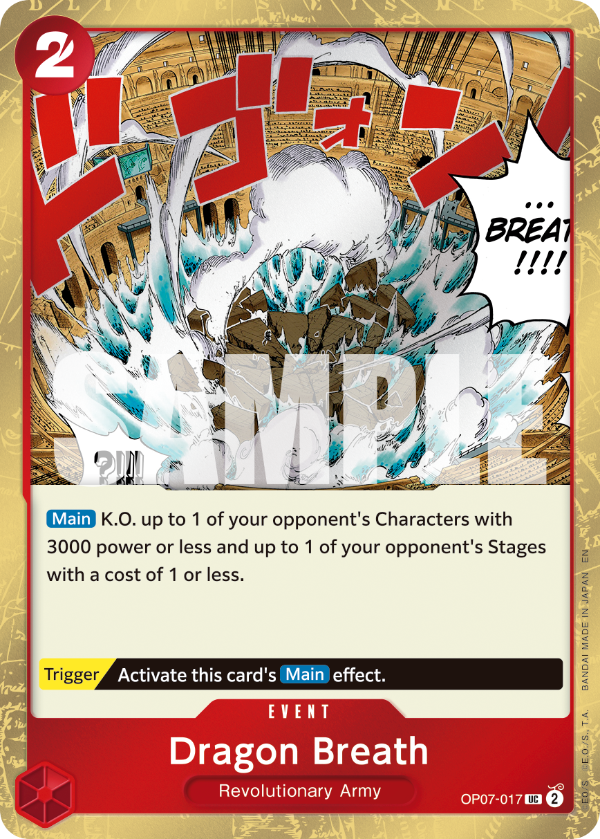 Dragon Breath (Pirate Foil) (OP07-017) (Parallel / Alternate Art)