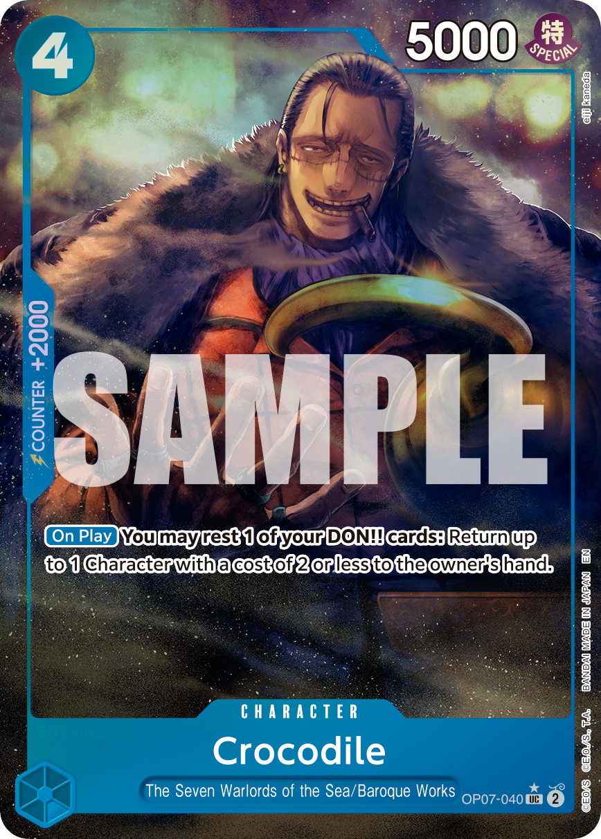 Crocodile (OP07-040) (Alternate Art)