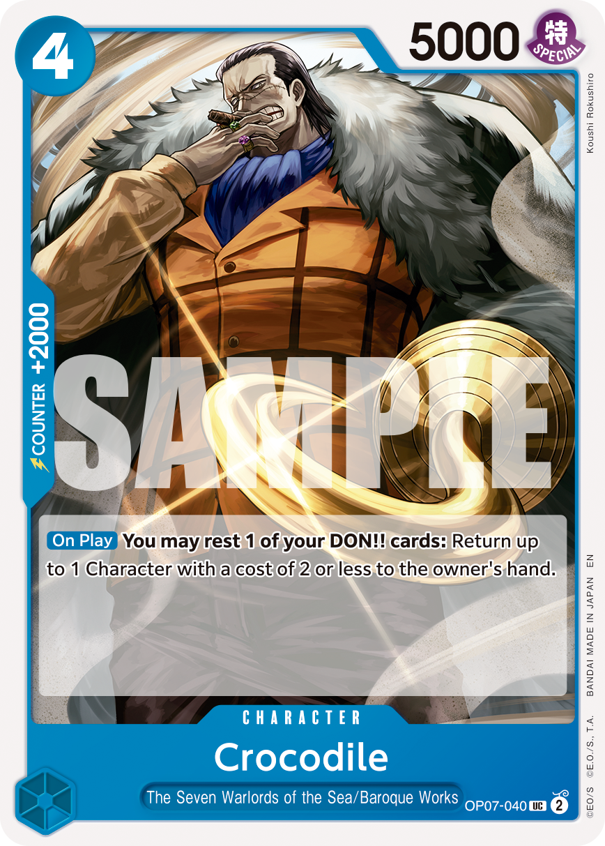 Crocodile (OP07-040) (Manga)