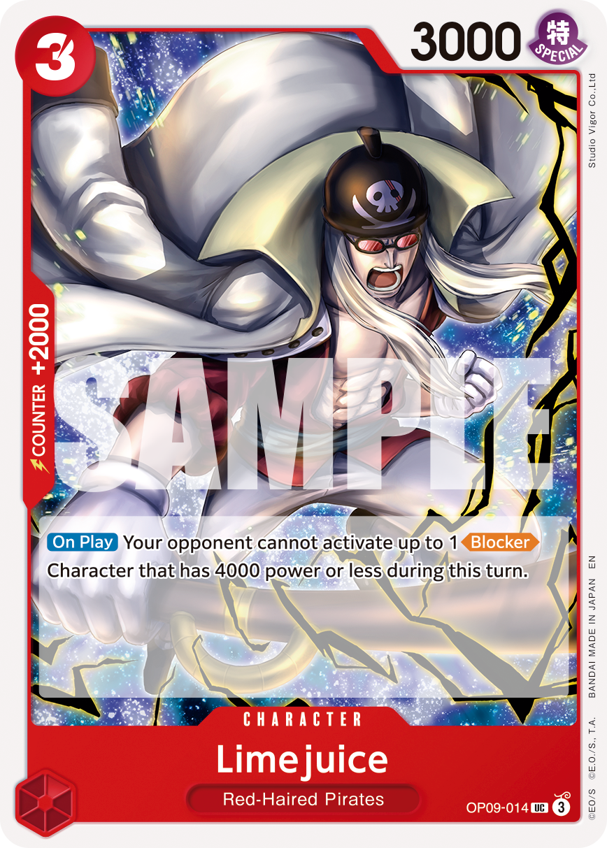 Limejuice (Pirate Foil) (OP09-014) (Manga)