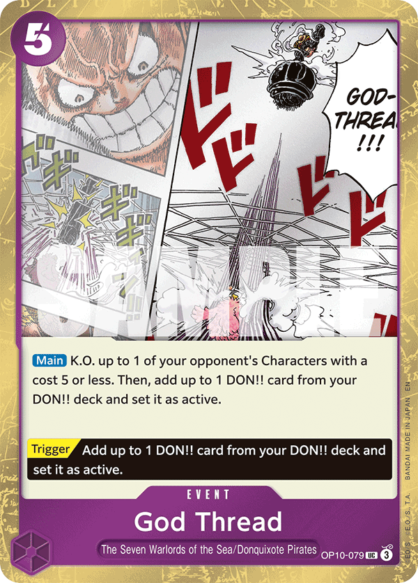 God Thread (Pirate Foil) (OP10-079) (Parallel / Alternate Art)
