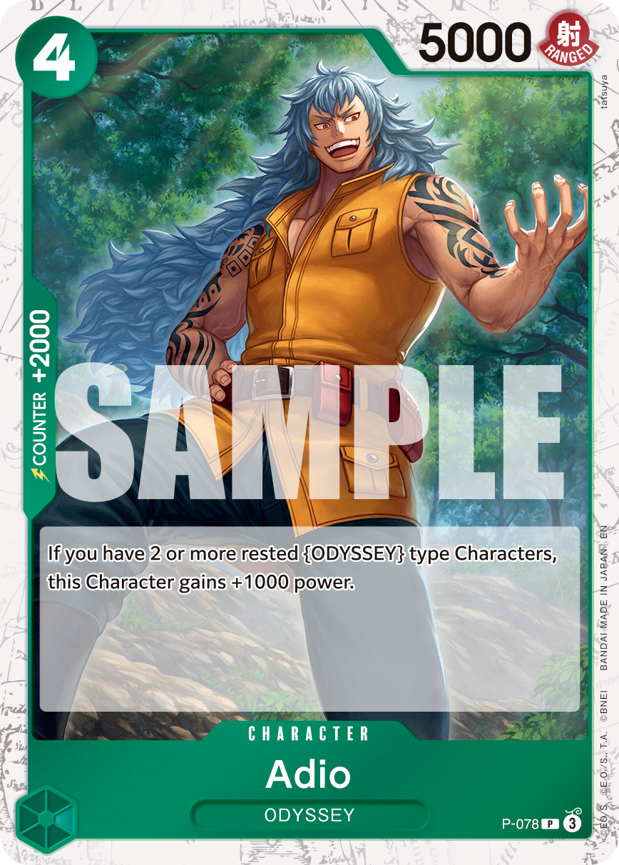 Adio (Pirate Foil) (P-078) (Parallel / Alternate Art)